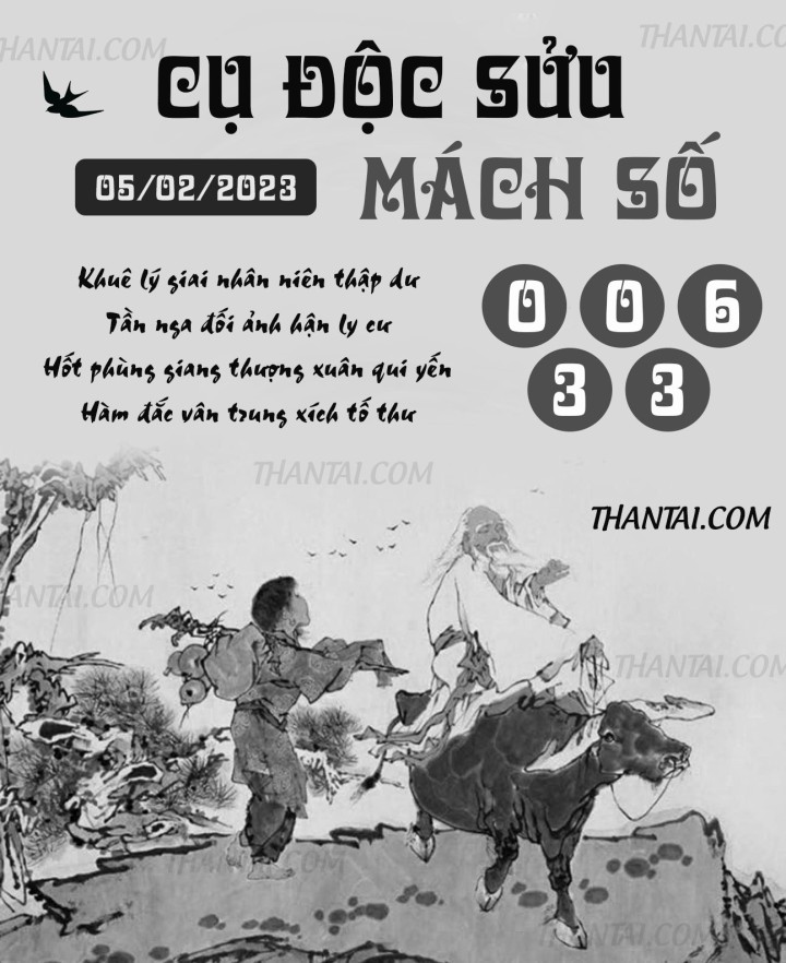 CỤ ĐỘC SỬU MÁCH SỐ 21/01/2023