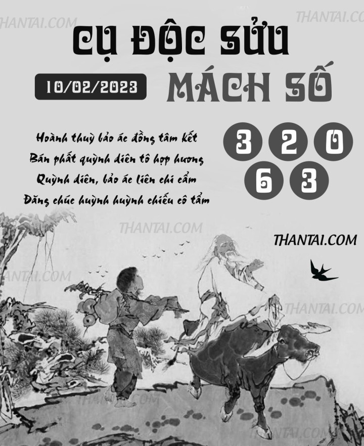 CỤ ĐỘC SỬU MÁCH SỐ 26/01/2023