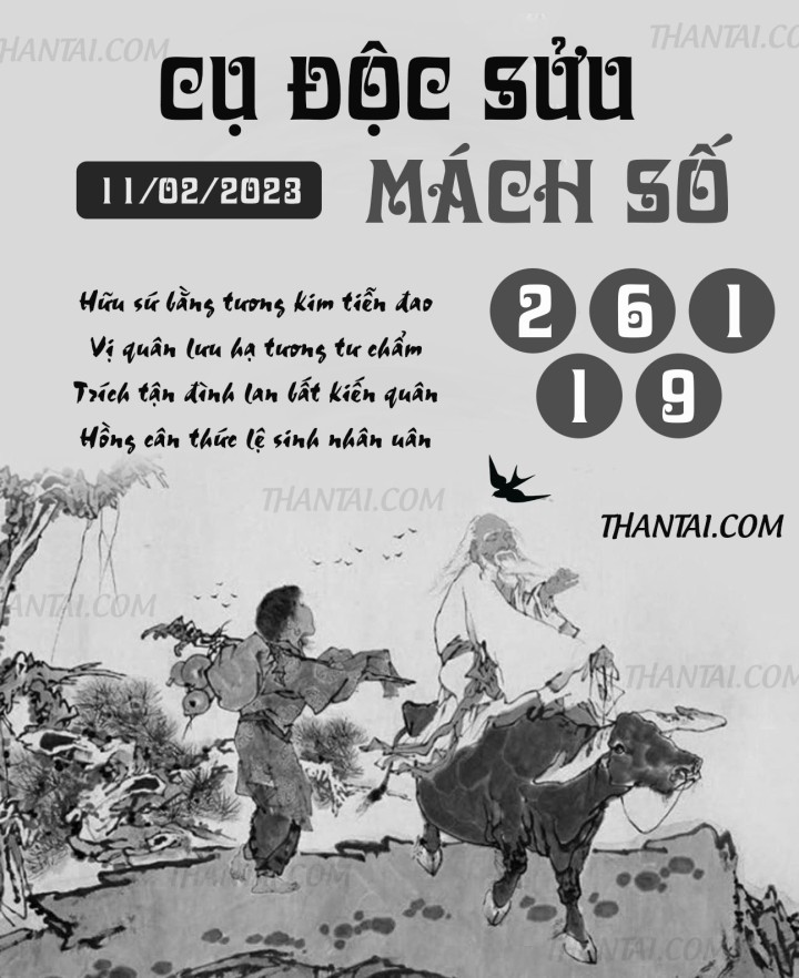 CỤ ĐỘC SỬU MÁCH SỐ 27/01/2023