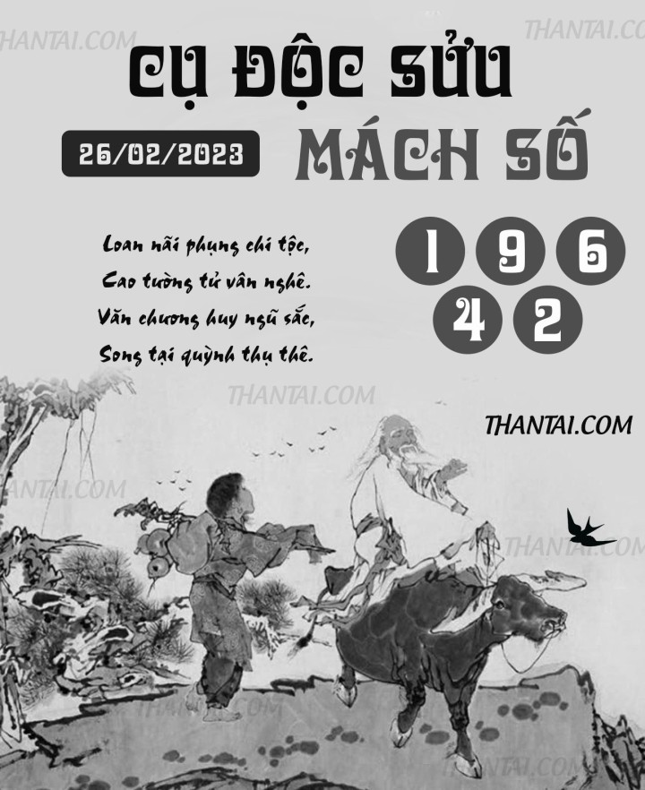 CỤ ĐỘC SỬU MÁCH SỐ 11/02/2023