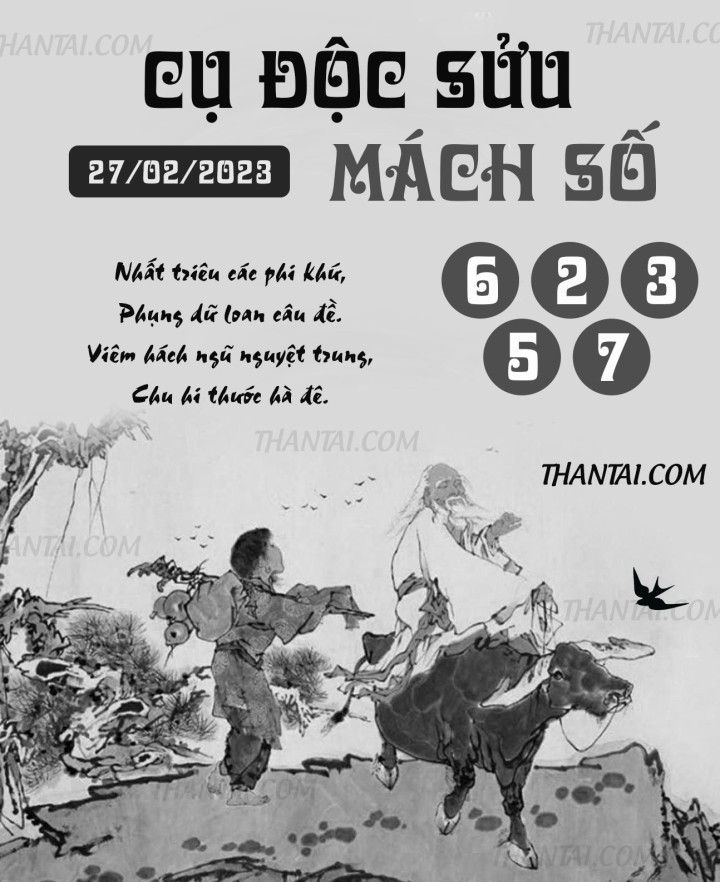 CỤ ĐỘC SỬU MÁCH SỐ 12/02/2023