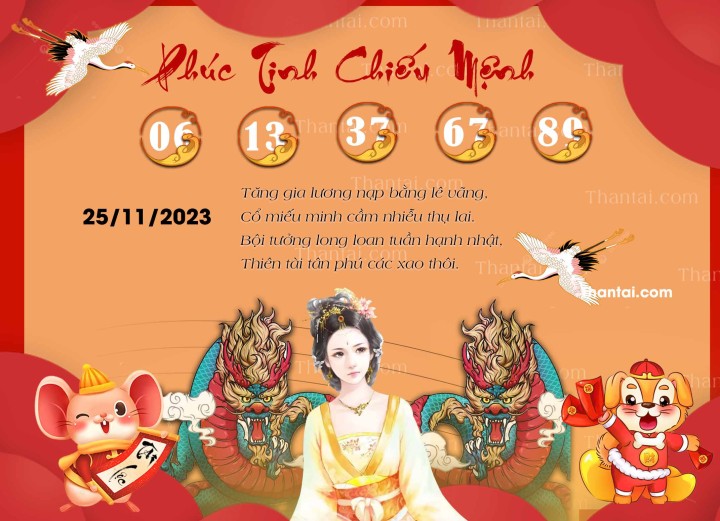 Phúc Tinh Chiếu Mệnh 10/11/2023