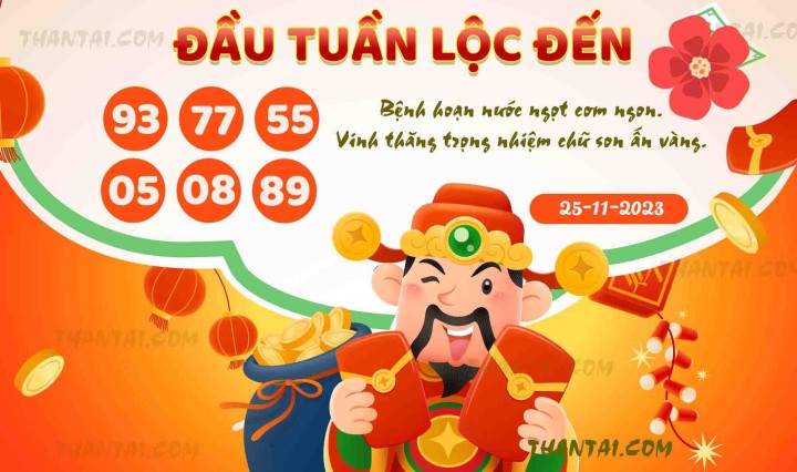 ĐẦU TUẦN LỘC ĐẾN 10/11/2023