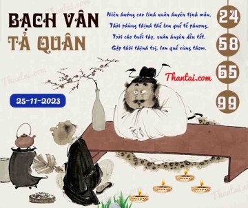 Bạch Vân Tả Quân 25/11/2023