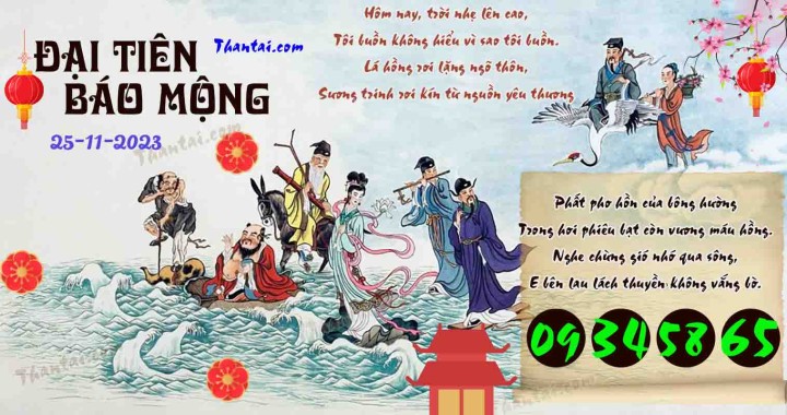 Đại Tiên Báo Mộng 10/11/2023