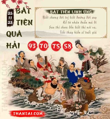 BÁT TIÊN QUÁ HẢI 25/11/2023