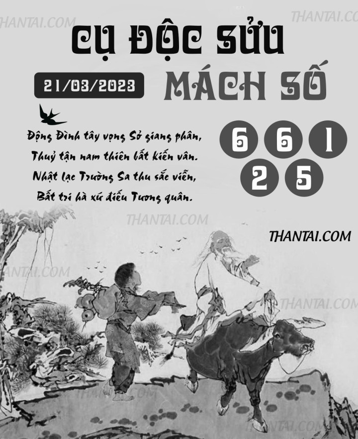 CỤ ĐỘC SỬU MÁCH SỐ 06/03/2023