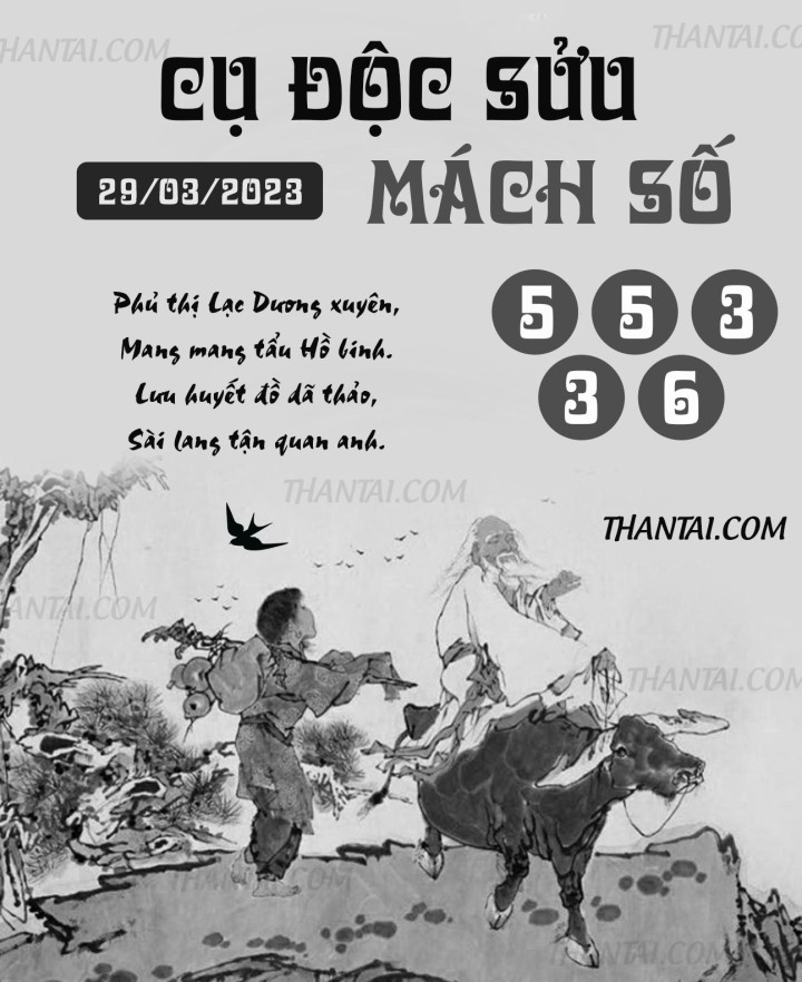 CỤ ĐỘC SỬU MÁCH SỐ 14/03/2023