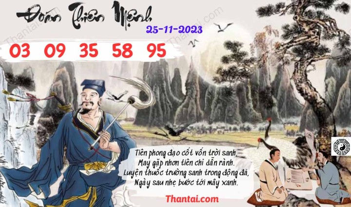 Đoán Thiên Mệnh 10/11/2023
