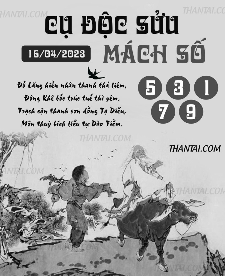 CỤ ĐỘC SỬU MÁCH SỐ 01/04/2023