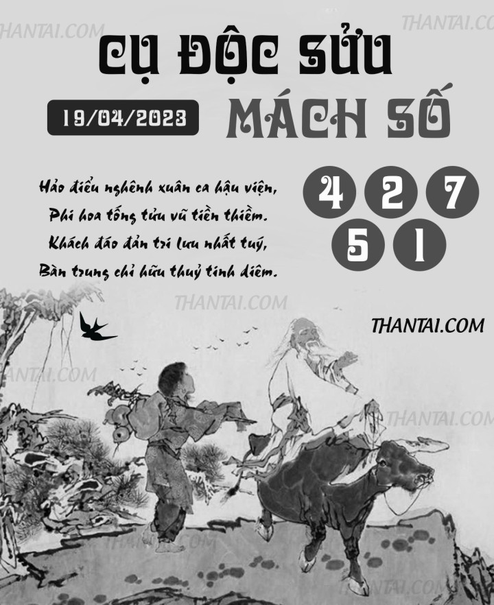 CỤ ĐỘC SỬU MÁCH SỐ 04/04/2023