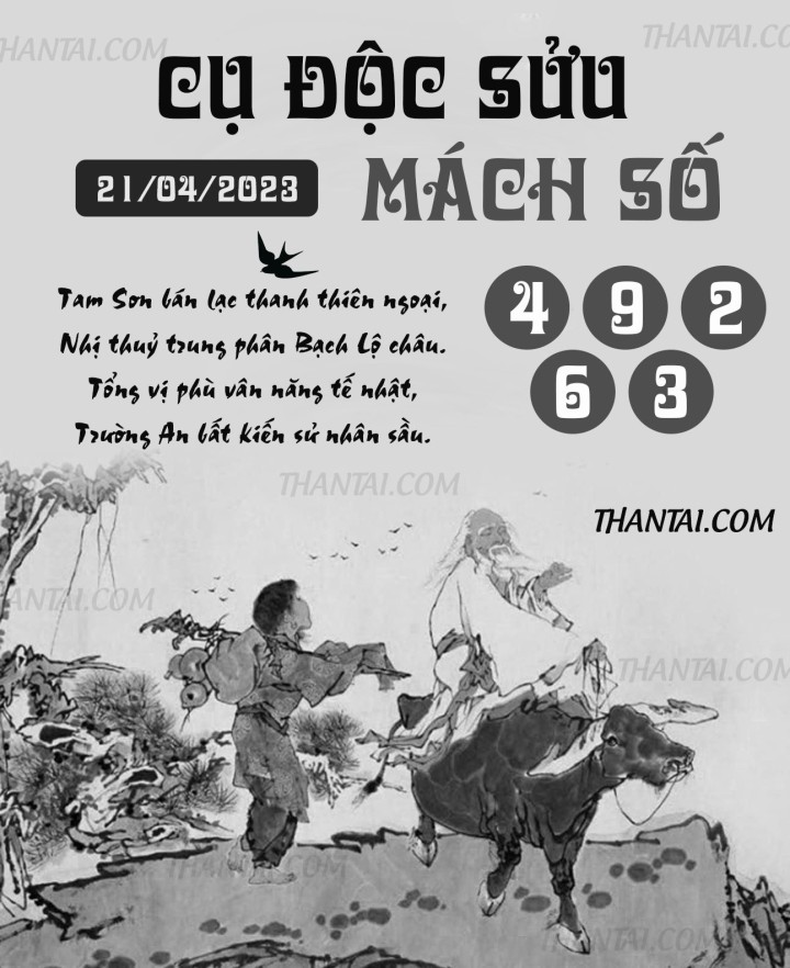 CỤ ĐỘC SỬU MÁCH SỐ 06/04/2023