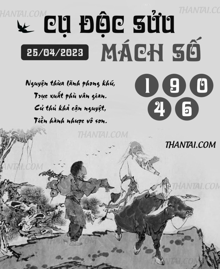 CỤ ĐỘC SỬU MÁCH SỐ 10/04/2023