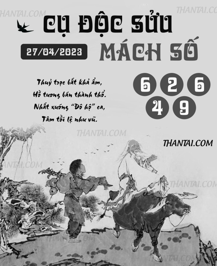 CỤ ĐỘC SỬU MÁCH SỐ 12/04/2023