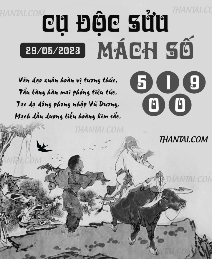 CỤ ĐỘC SỬU MÁCH SỐ 14/05/2023