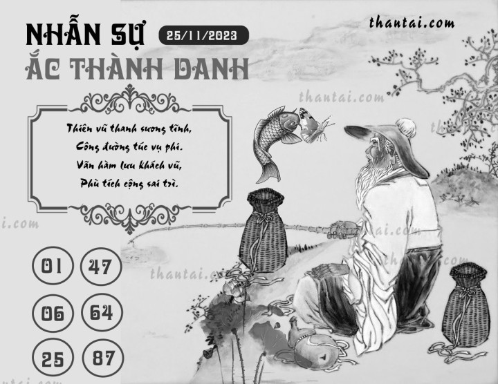 NHẪN SỰ ẮC THÀNH DANH 10/11/2023
