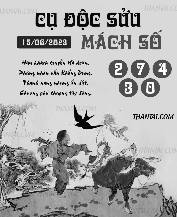 CỤ ĐỘC SỬU MÁCH SỐ 31/05/2023