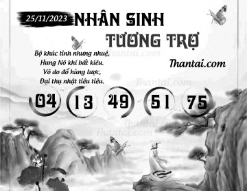 NHÂN SINH TƯƠNG TRỢ 25/11/2023