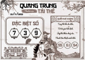 QUANG TRUNG TÁI THẾ 25/11/2023