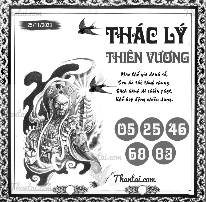 THÁC LÝ THIÊN VƯƠNG 10/11/2023
