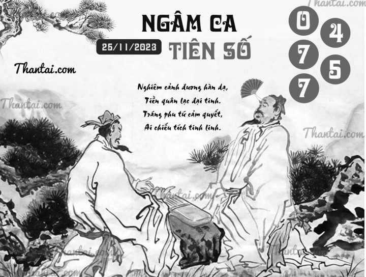 NGÂM CA TIÊN SỐ 10/11/2023