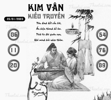 KIM VÂN KIỀU TRUYỀN 25/01/2023