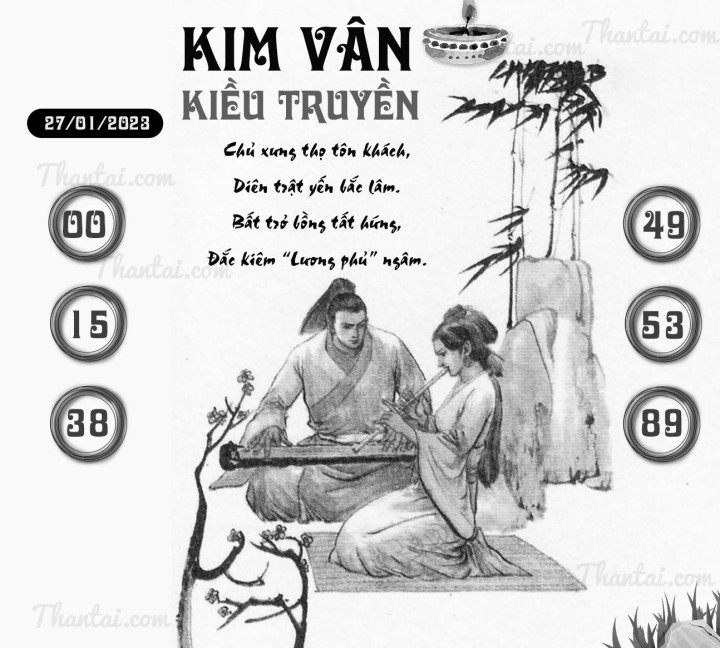 KIM VÂN KIỀU TRUYỀN 12/01/2023