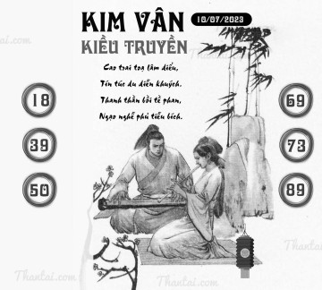 KIM VÂN KIỀU TRUYỀN 10/07/2023