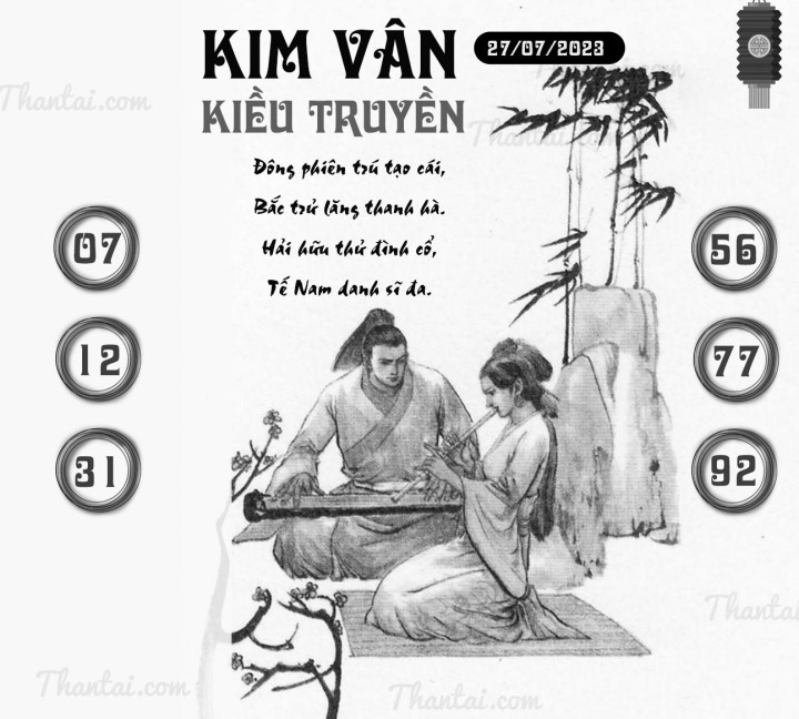 KIM VÂN KIỀU TRUYỀN 12/07/2023