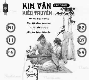 KIM VÂN KIỀU TRUYỀN 28/07/2023