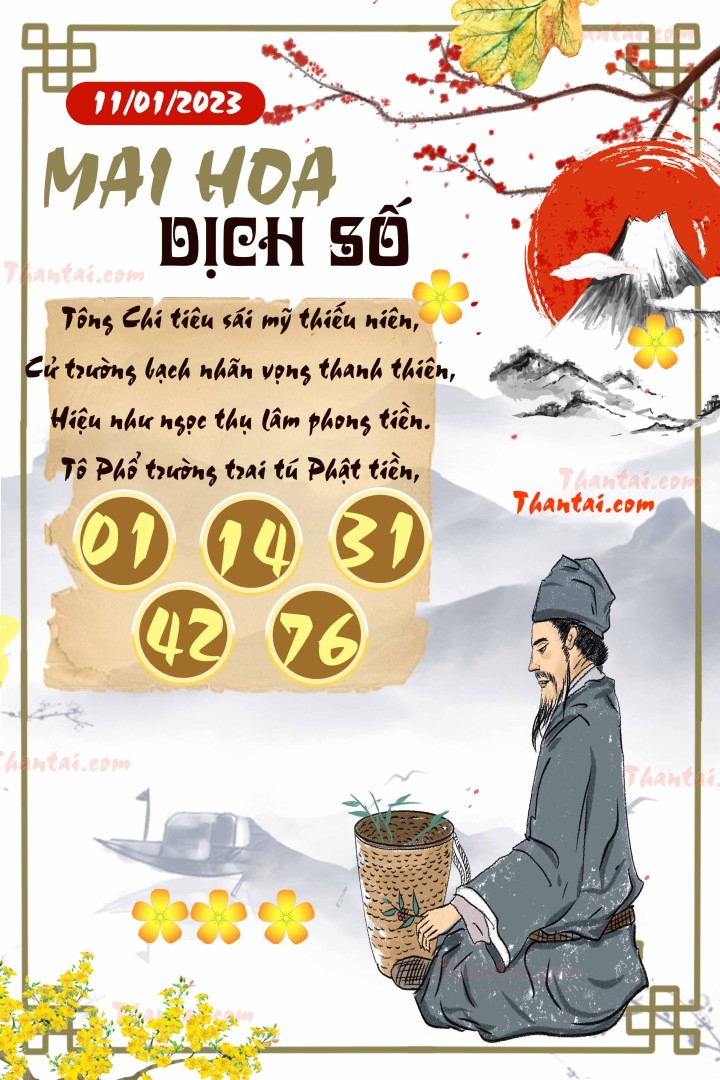 Mai Hoa Dịch Số 01/01/2023