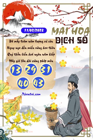 Mai Hoa Dịch Số 11/02/2023