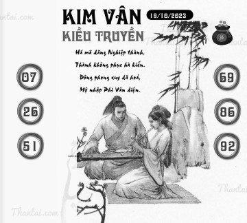 KIM VÂN KIỀU TRUYỀN 19/10/2023