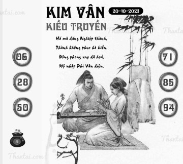 KIM VÂN KIỀU TRUYỀN 20/10/2023