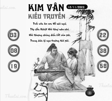 KIM VÂN KIỀU TRUYỀN 12/11/2023