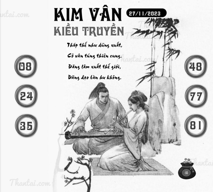 KIM VÂN KIỀU TRUYỀN 12/11/2023