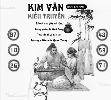 KIM VÂN KIỀU TRUYỀN 30/11/2023