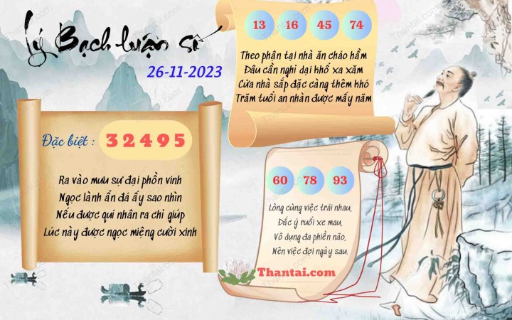 Lý Bạch Luận Số 11/11/2023