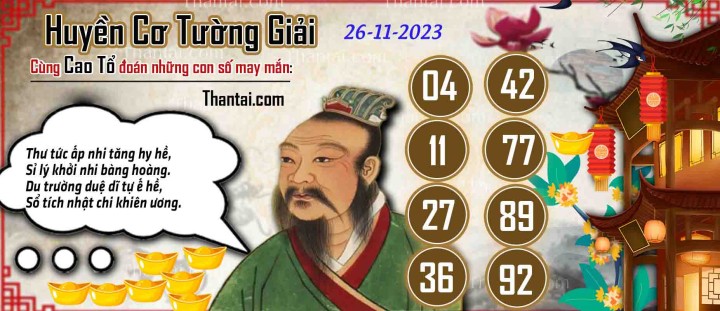 Huyền Cơ Tường Giải 11/11/2023