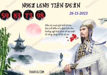 Ngọa Long Tiên Đoán 26/11/2023