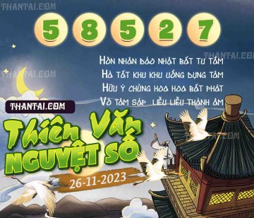 THIÊN VĂN NGUYỆT SỐ 26/11/2023