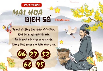 Mai Hoa Dịch Số 26/11/2023