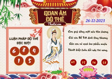 Quan Âm Độ Thế 26/11/2023