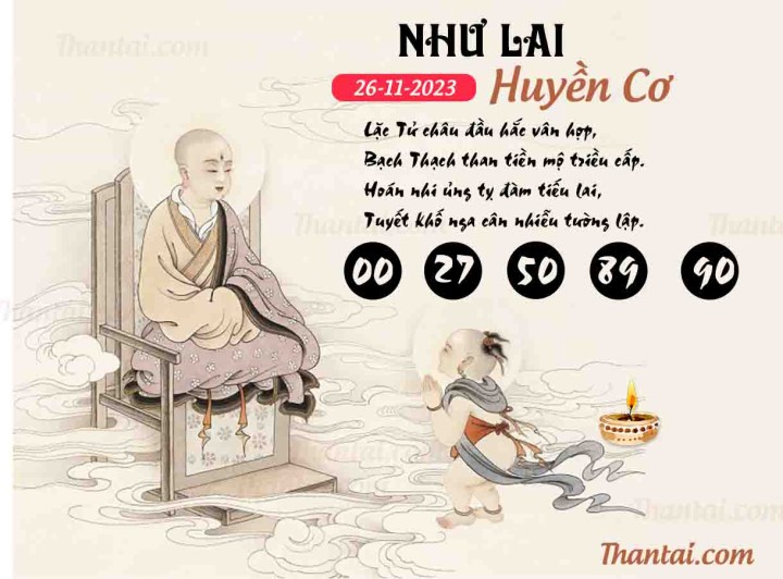 NHƯ LAI HUYỀN CƠ 12/11/2023
