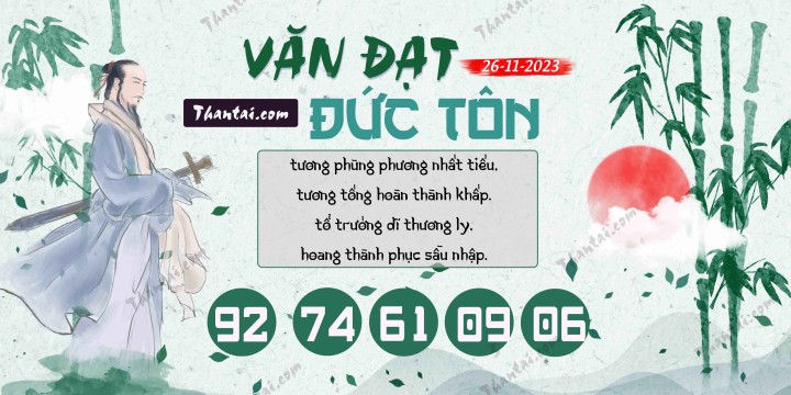 Văn Đạt Đức Tôn 11/11/2023