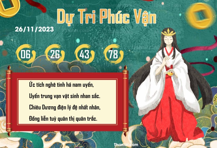 DỰ TRI PHÚC VẬN 11/11/2023