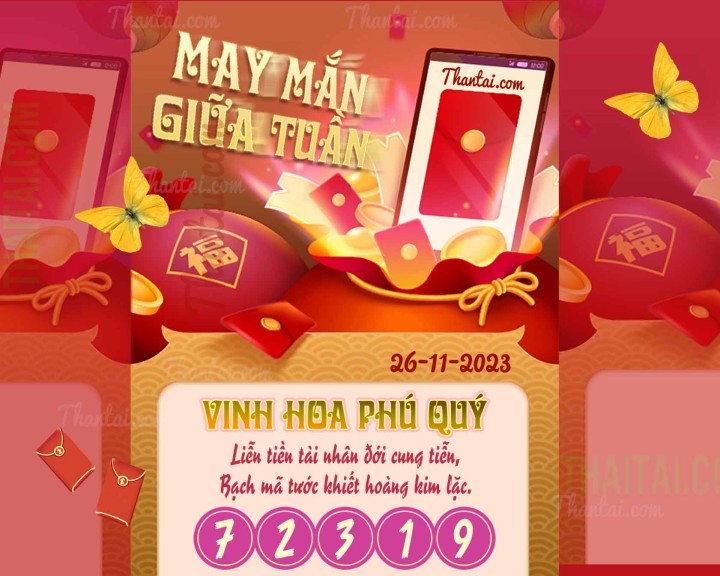 May Mắn Giữa Tuần 11/11/2023