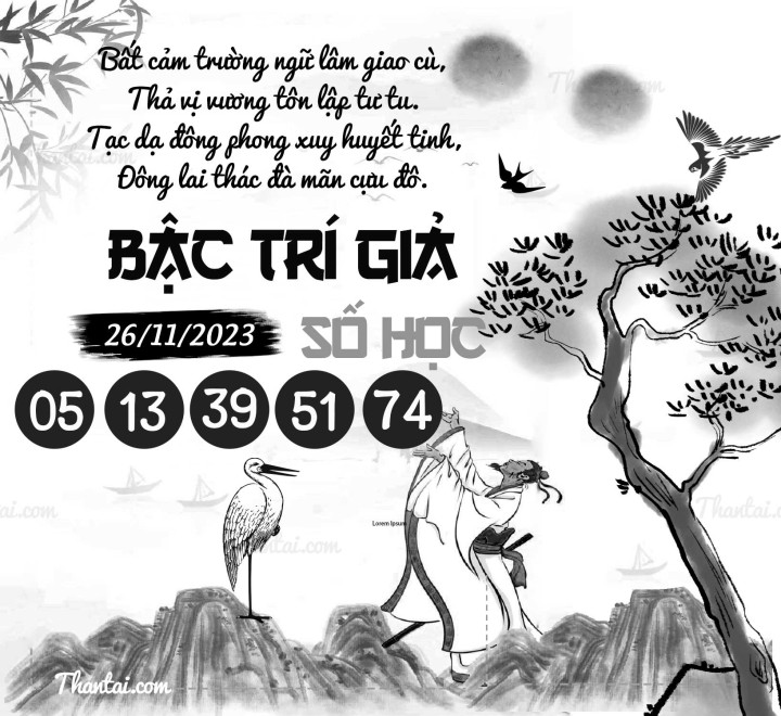 BẬC TRÍ GIẢ SỐ HỌC 11/11/2023