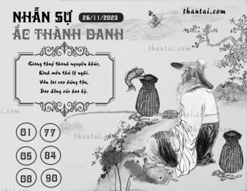 NHẪN SỰ ẮC THÀNH DANH 26/11/2023