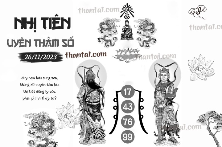 NHỊ TIÊN UYÊN THÂM SỐ 11/11/2023